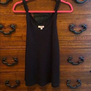 LNA black sweater tank